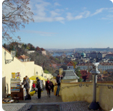 プラハ城から見る街並み