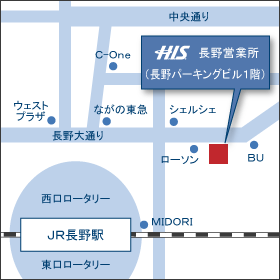 長野営業所マップ