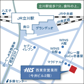 西東京営業所マップ