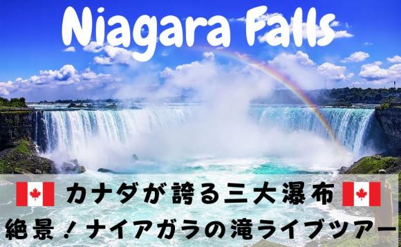 【世界の絶景！】世界三大瀑布ナイアガラの滝ライブツアー