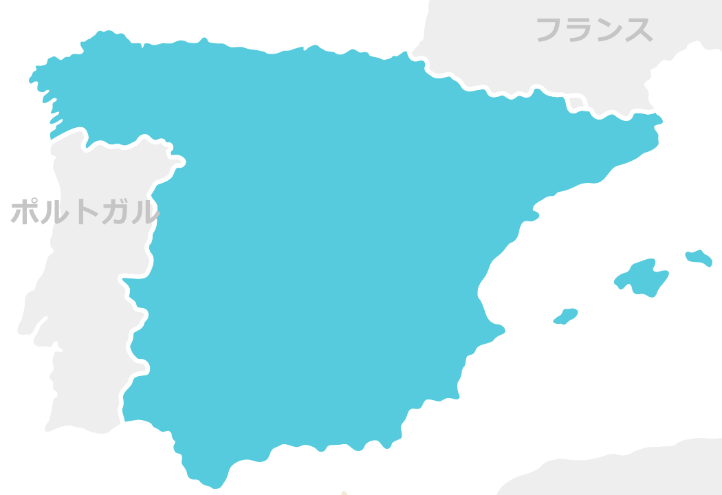 スペインのマップ