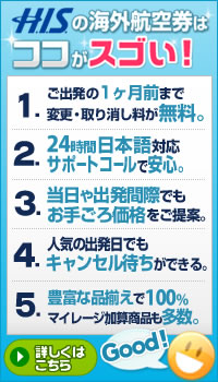 HISの海外航空券はココがすごい！