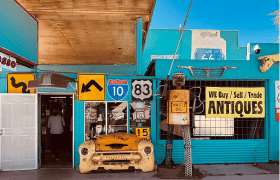 ルート66沿いにある町セリグマン