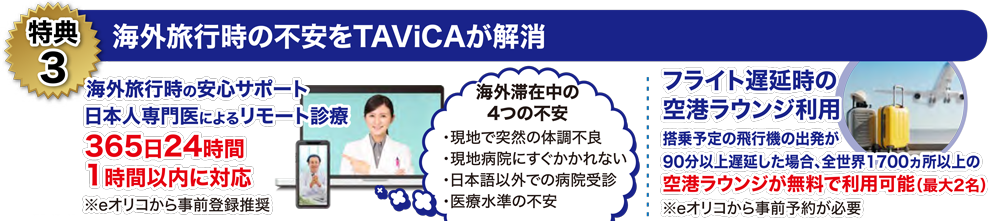 海外旅行時の不安をのTAViCAが解消