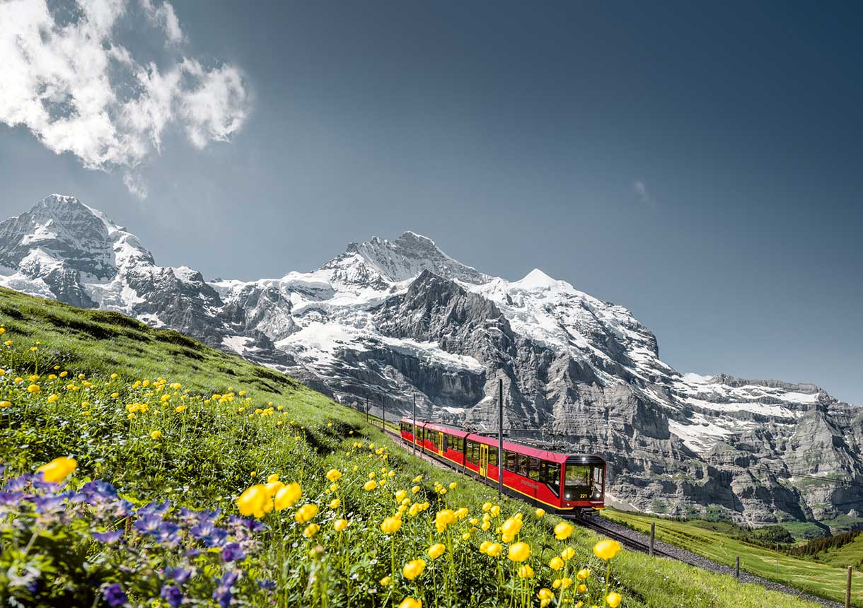 ヨーロッパ鉄道の素敵な風景・イメージ