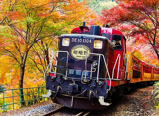 京都_嵯峨野トロッコ列車（イメージ）
