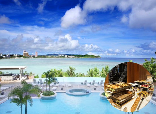 ロッテホテルグアム3泊以上滞在で朝食2回無料（イメージ）