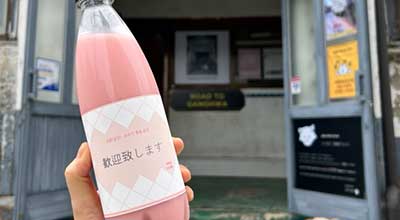 オリジナルラベルのマッコリ作り体験