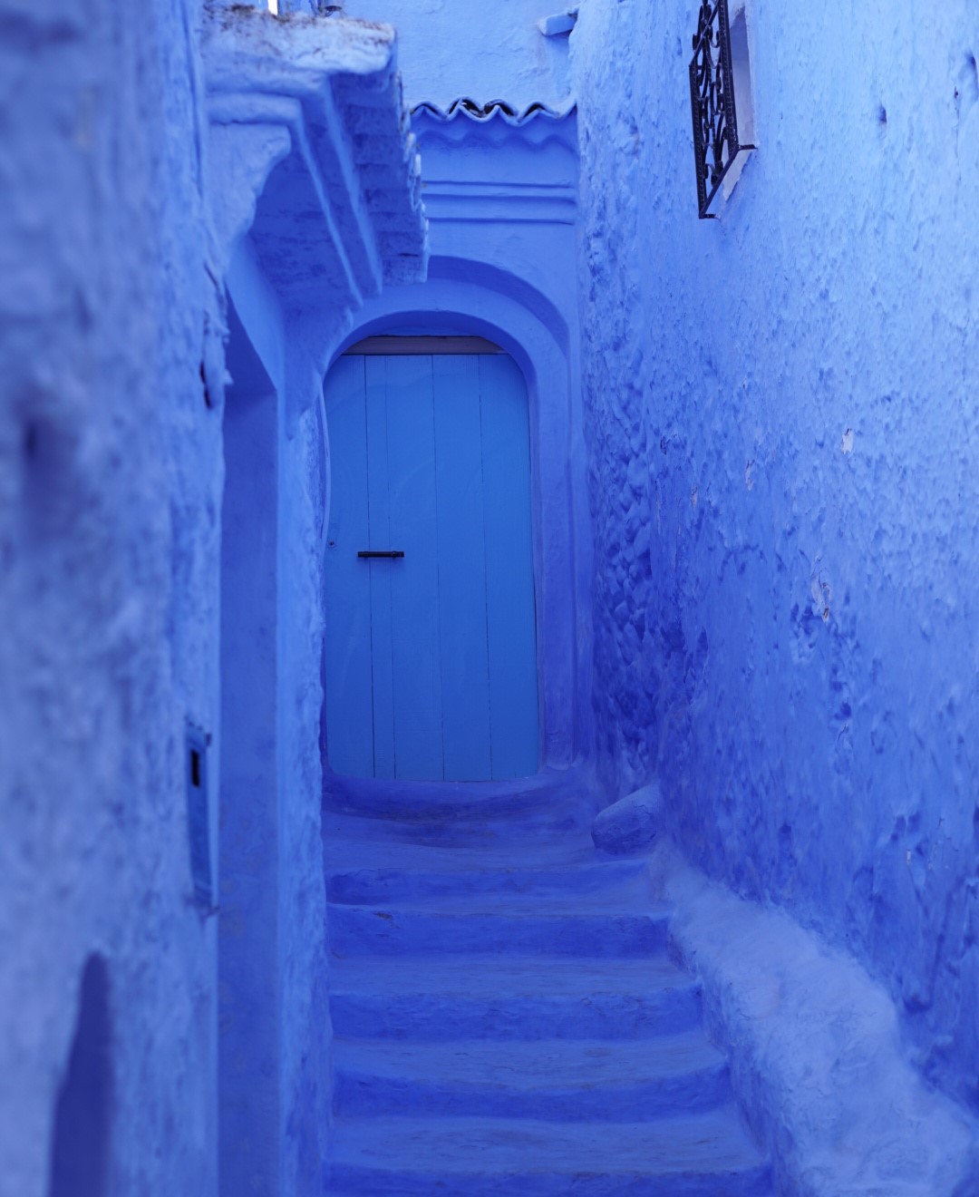 シャウエンの青い街並み