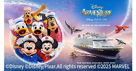 海外発着クルーズ旅行・豪華客船ツアー - ディズニー・アドベンチャー