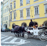 プラハの街並み