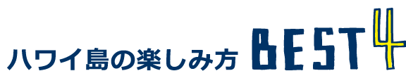 ハワイ島の楽しみ方BEST4