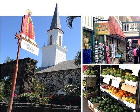 カイルア・コナの街を現地ガイドと一緒に散策♪