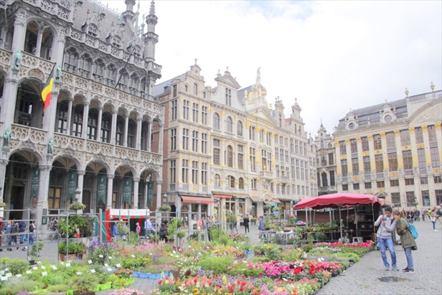 ブリュッセルの美しい広場「グランプラス」