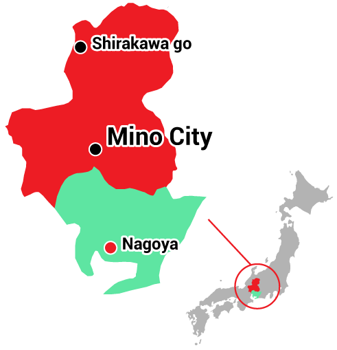 Mino City map