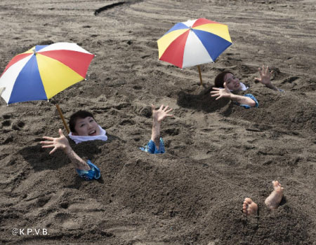 Ibusuki Hot Sand Bath Experience, Enjoy Chabushi and Okra Smoothie