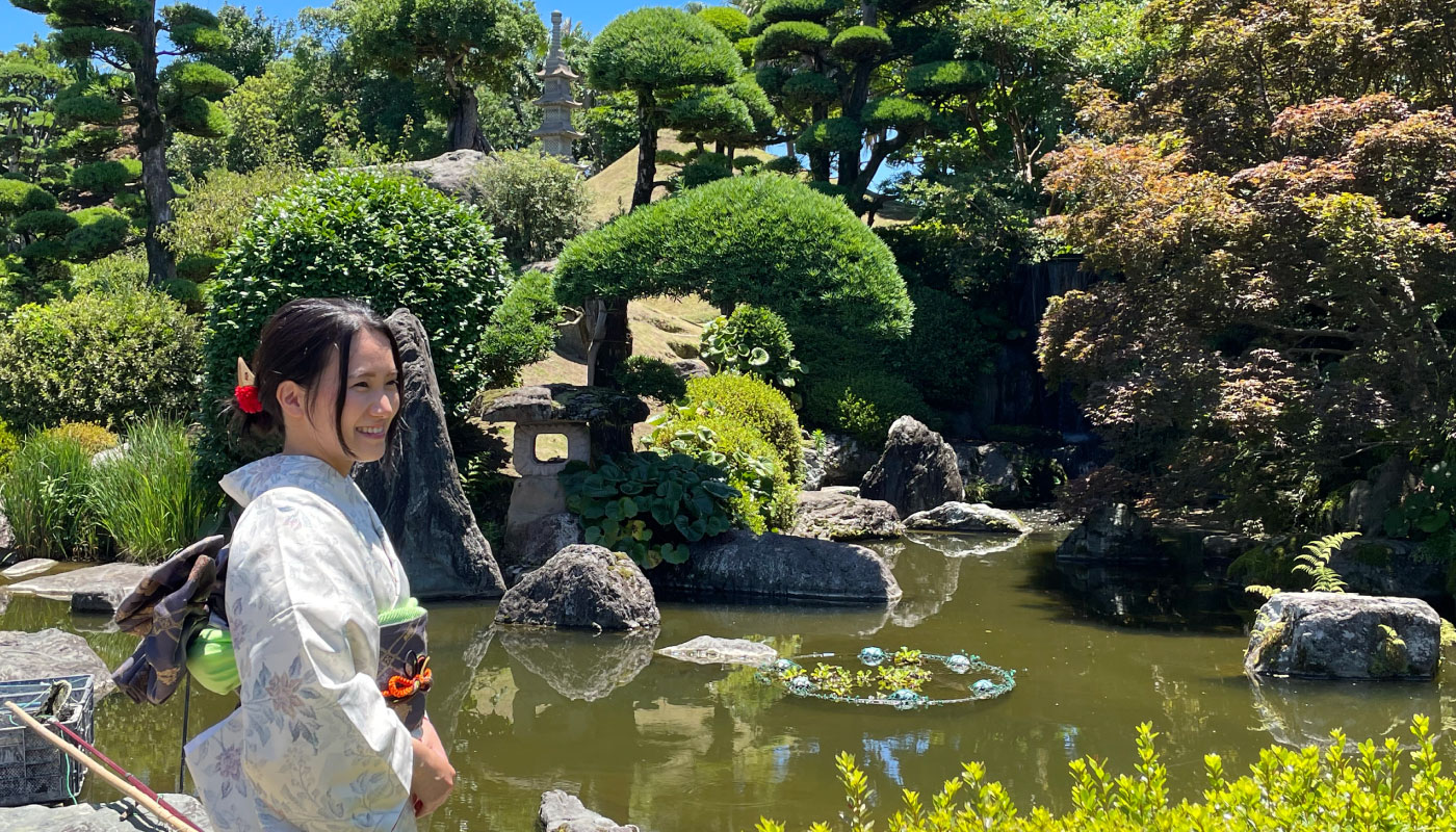 Kimono wearing experience