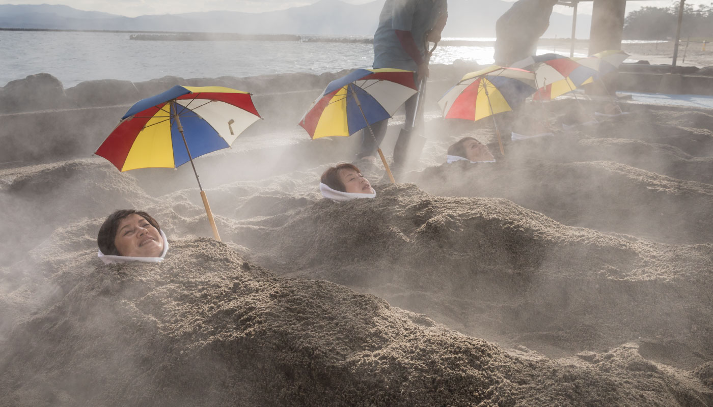 Ibusuki Hot Sand Bath Experience