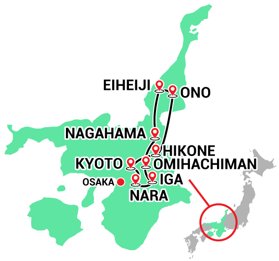 Kansai map