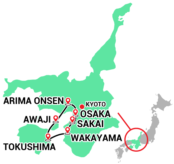 Kansai map