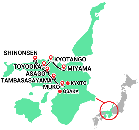 Kansai map