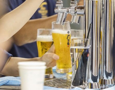 Suntory Beer Hall Party in Pontocho Kyoto with KTIC Friends