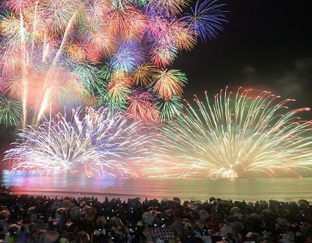 11th Aug Fukui Mikuni Fireworks Festival Day Trip from Kanazawa