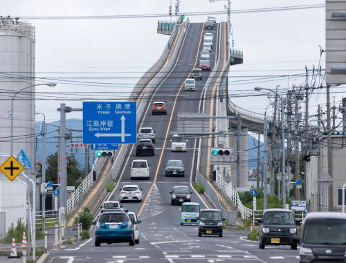 Eshima Bridge-sticky slope