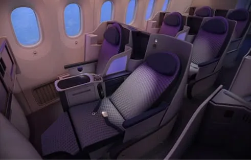 「クラセ・プレミエ（Clase Premier）」B787-8型シートイメージ