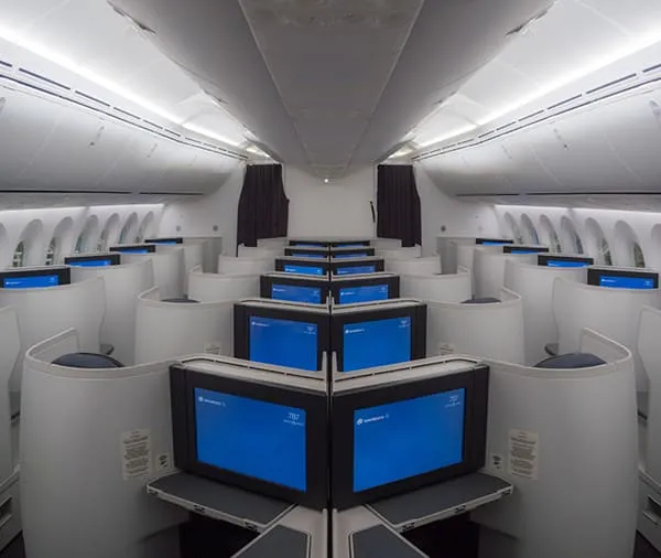 B787-9 ビジネスクラスシート（イメージ）