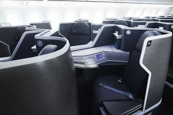 B787 Dreamliner Flagshipビジネス　シート（イメージ）