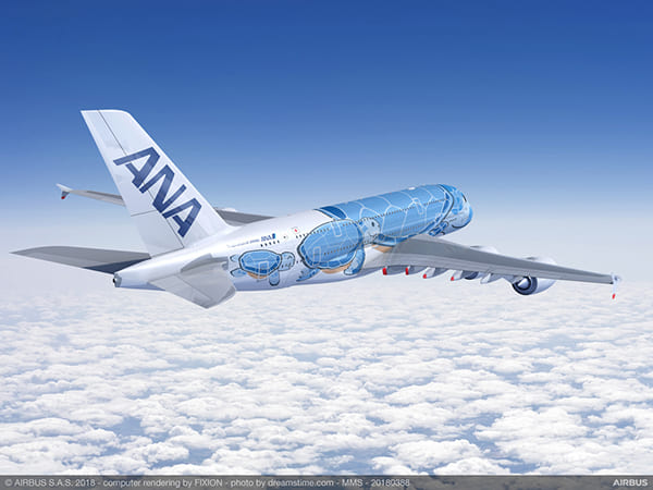 A380機影（イメージ）