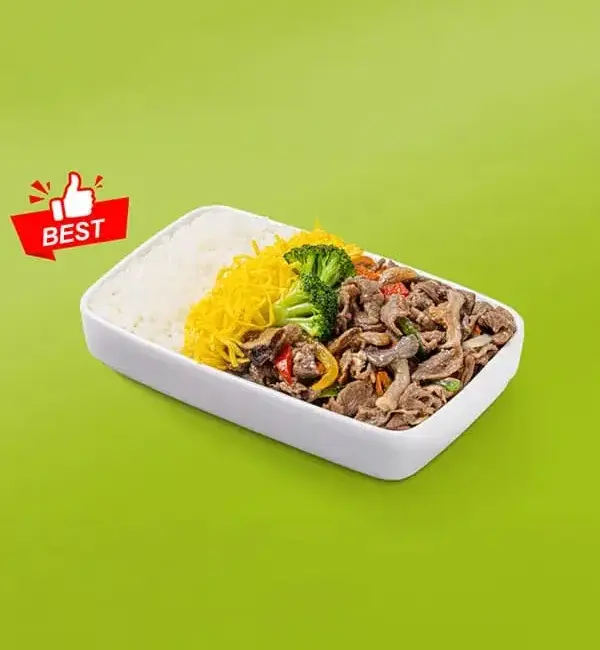 有料機内食一例プルコギ（イメージ）
