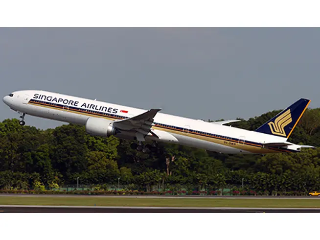 ボーイング787-300ER機影（イメージ）