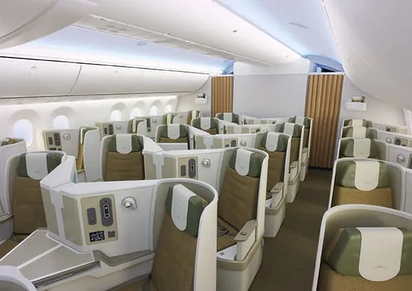 B787-9ビジネスクラスシート（イメージ）