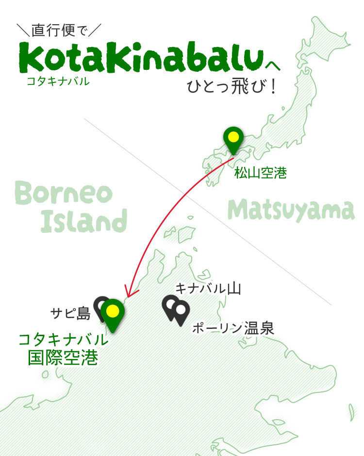 コタキナバル地図