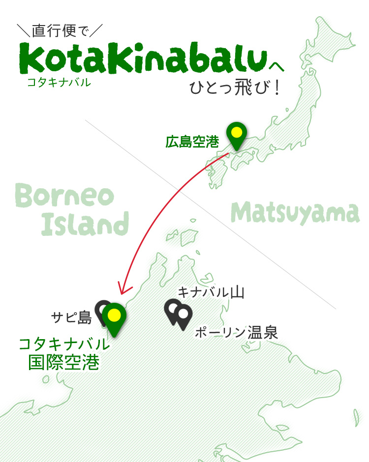 コタキナバル地図