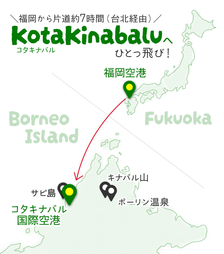 コタキナバルマップ