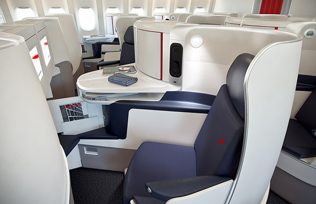 エールフランス航空ビジネスクラス シート一例