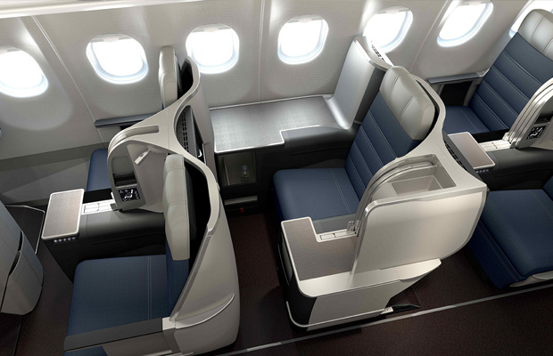 マレーシア航空ビジネスクラス シート一例