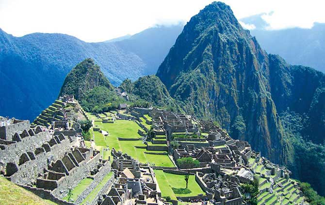 世界遺産　ペルー マチュピチュ