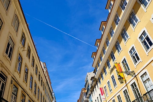 イメージ画像：ポルトガルの空