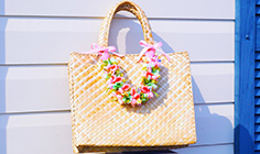 ハワイアンリボンレイ作り