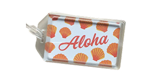 【Matsumoto Studio】ALOHA SUNRISE SHELLS LUGGAGE TAG
