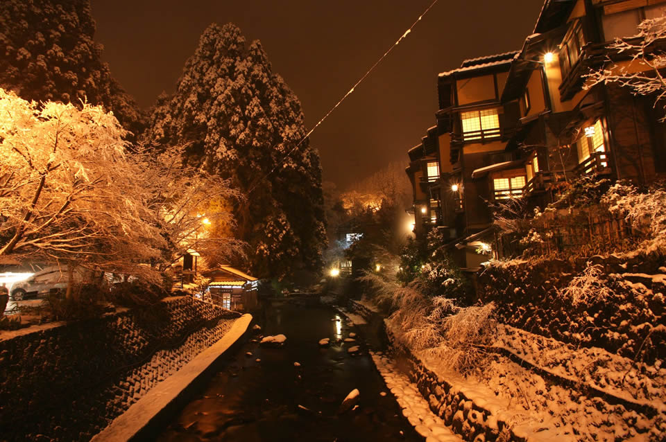 黒川温泉_冬