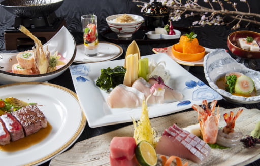 大和屋本店 夕食一例