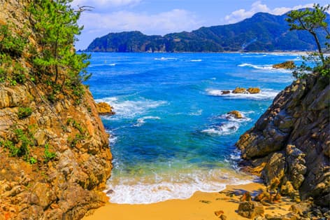 浦富海岸（岩美郡岩美町）