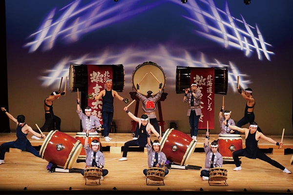蝦夷太鼓演奏