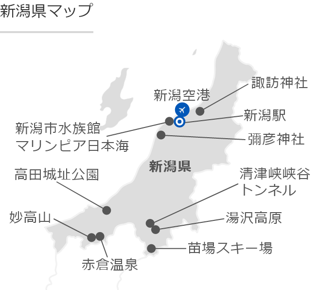 新潟の地図