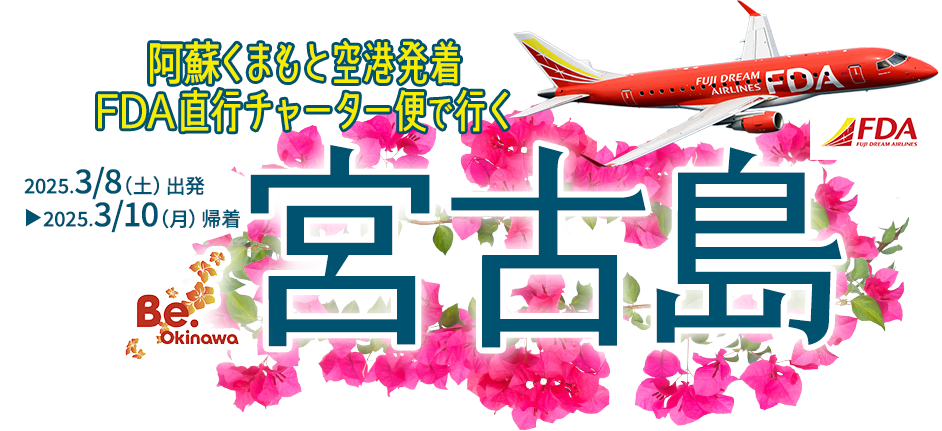 FDA直行チャーター便で行く！宮古島